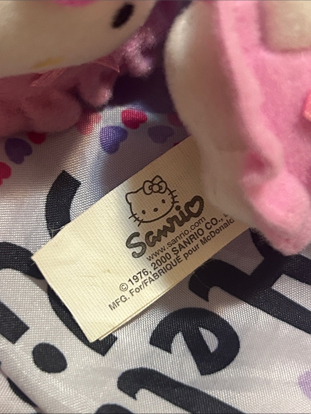Vintage Plush Hello Kitty Kawaii Hair accessory Scrunchie set sanrio - Picture 2 of 6